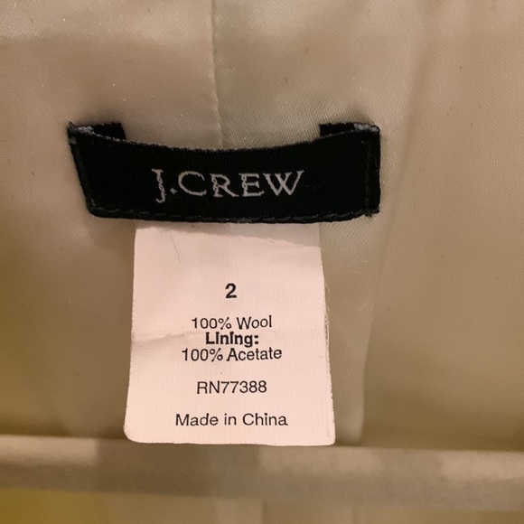 J. Crew Neon Acid Yellow Green Ecole Lightweight Wool Blogger Fav Blazer Chic - Picture 4 of 12